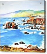 Arched Rock Sonoma Coast California Acrylic Print