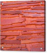 Arizona Indian Ruins Brick Texture Acrylic Print