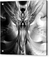 Arsencia The Other Side Of Midnight Fractal Portrait Acrylic Print