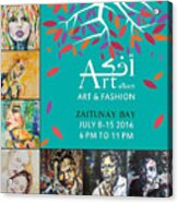 Art And Fashion Exhibit, July 2016 Acrylic Print