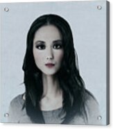 Asian Faded Portrait Acrylic Print