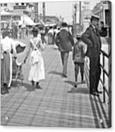 Atlantic City Boardwalk 1902 Acrylic Print