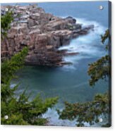 Atop Of Maine Acadia National Park Monument Cove Acrylic Print