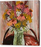 August Flowers Acrylic Print