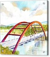 Austin 360 Bridge - Pennybacker Acrylic Print