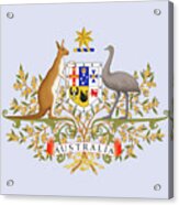 Australia Coat Of Arms Acrylic Print