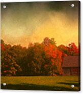 Autumn Barn Acrylic Print