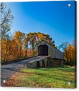 Autumn Crossing Acrylic Print