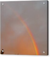 Autumn Rainbow Acrylic Print