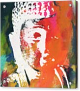 Awakened Buddha 5- Art By Linda Woods Acrylic Print