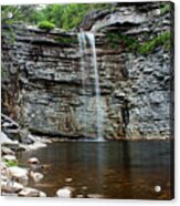 Awosting Falls In Spring #2 Acrylic Print