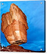 Balanced Rock At Garden Of The Gods Acrylic Print