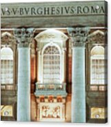 Balconies Of St Peter's Basilica Acrylic Print