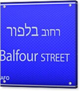 Balfour Street Acrylic Print