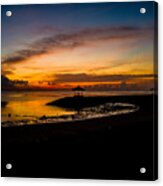 Bali Beach Sunrise Acrylic Print