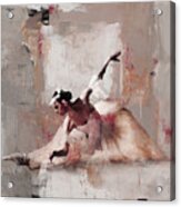 Ballerina Dance On The Floor 02 Acrylic Print