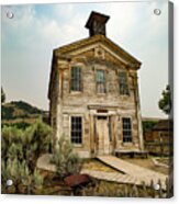 Bannack Montana Masonic Lodge And School House Two Acrylic Print