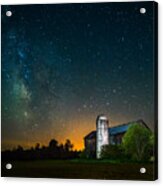 Barn Below The Heavens Acrylic Print