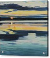 Bass Lake Sunset Acrylic Print