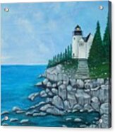 Bass Lighthouse Acrylic Print