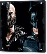 Batman & Bane Acrylic Print