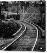 Bay Avenue Railroad Bridge Acrylic Print