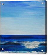 Beach Ocean Sky Acrylic Print