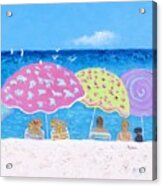 Beach Painting - Lazy Summer Days Acrylic Print