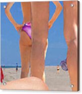 Beach People  Number One Acrylic Print