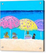 Beach Sands Perfect Tans Acrylic Print
