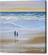 Beach Walk Acrylic Print