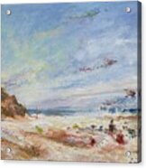 Beachy Day - Impressionist Painting - Original Contemporary Acrylic Print