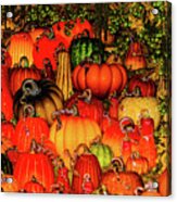 Beautiful Glass Pumpkins Acrylic Print