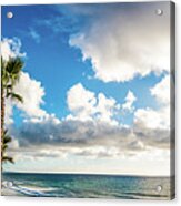 Before Sunset At Swami's Beach Acrylic Print