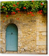 Behind The Blue Door Acrylic Print