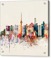 Beijing Skyline Acrylic Print