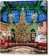 Bellagio Christmas Tree At Dawn 2017 6 To 3.5 Ratio Acrylic Print
