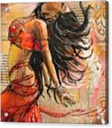 Belly Dancer Collage 02 Acrylic Print