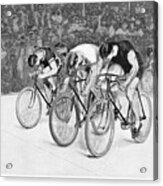 Bicycle Race, 1896 Acrylic Print