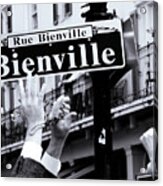 Bienville Street In New Orleans Acrylic Print