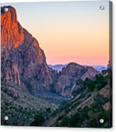 Big Bend Dawn Acrylic Print