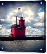 Big Red Lighthouse Acrylic Print