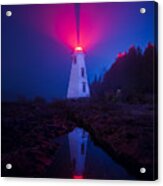 Big Tub Lighthouse Reflection Acrylic Print