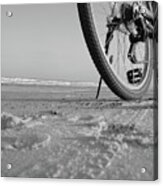 Biking To The Beach Acrylic Print