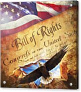Bill Of Rights Acrylic Print