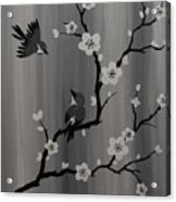 Birds And Blossoms Acrylic Print