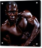 Black Male Fitness Model Acrylic Print