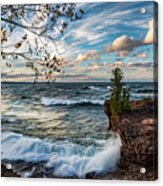 Black Rocks Acrylic Print