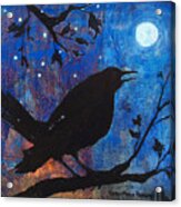 Blackbird Singing Acrylic Print