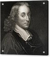 Blaise Pascal,1623-1662. French Acrylic Print